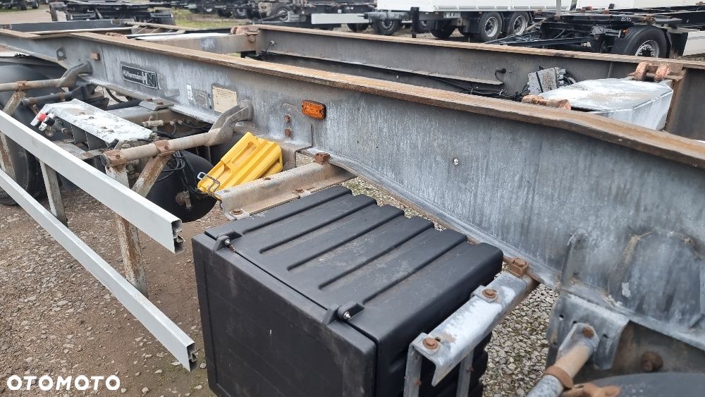 Huffermann 24.500zł netto PRZYCZEPA HAKOWIEC DO KONTENERÓW DO ZŁOMU RAMA OCYNK ROK OPONY 80% ST.BDB MOŻLIWOŚĆ TRANSPORTU - 9