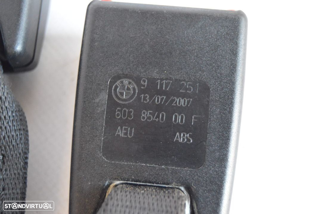 FIXADOR ENGATE CINTO CINTOS SEGURANÇA 9117251 9117261 TRASEIRO TRÁS BMW SERIE 1 E87 E81 - 6