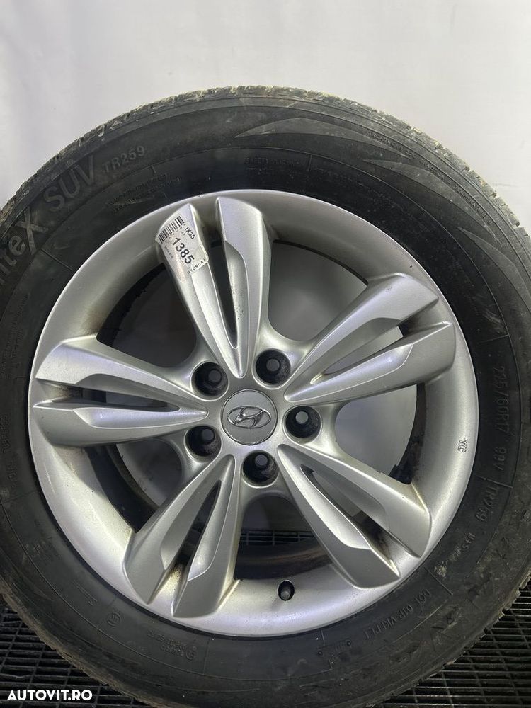 Jante aliaj Hyundai IX35 2010 - 2016 (1385) R17 CU CAUCIUCURI DOT 2022 IN STARE FOARTE ... - 2