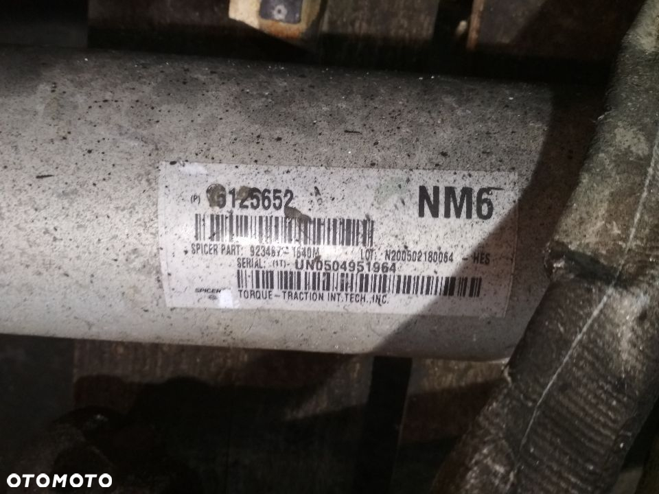 CHEVROLET EXPRESS GMC SAVANA wal napedowy 2500 3500 4.3 v6 4.8 5.3 6.0 6.6 v8 drive shaft 2003 2004 2005 2006 2007 2008 2009 gm 15125652 drive shaft - 2