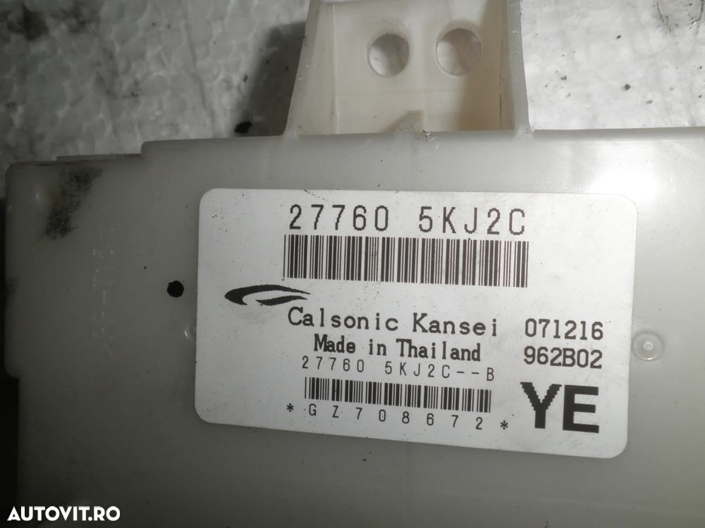 Calculator / modul clima Nissan Navara D23 2018 277605KJ2C 27760-5KJ2C 27760 5KJ2C - 3