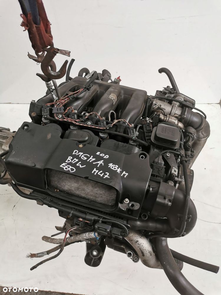 SILNIK KOMPLETNY BMW 3 E90 5 E60 320D 520D 2.0D M47D20 204D4 - 8