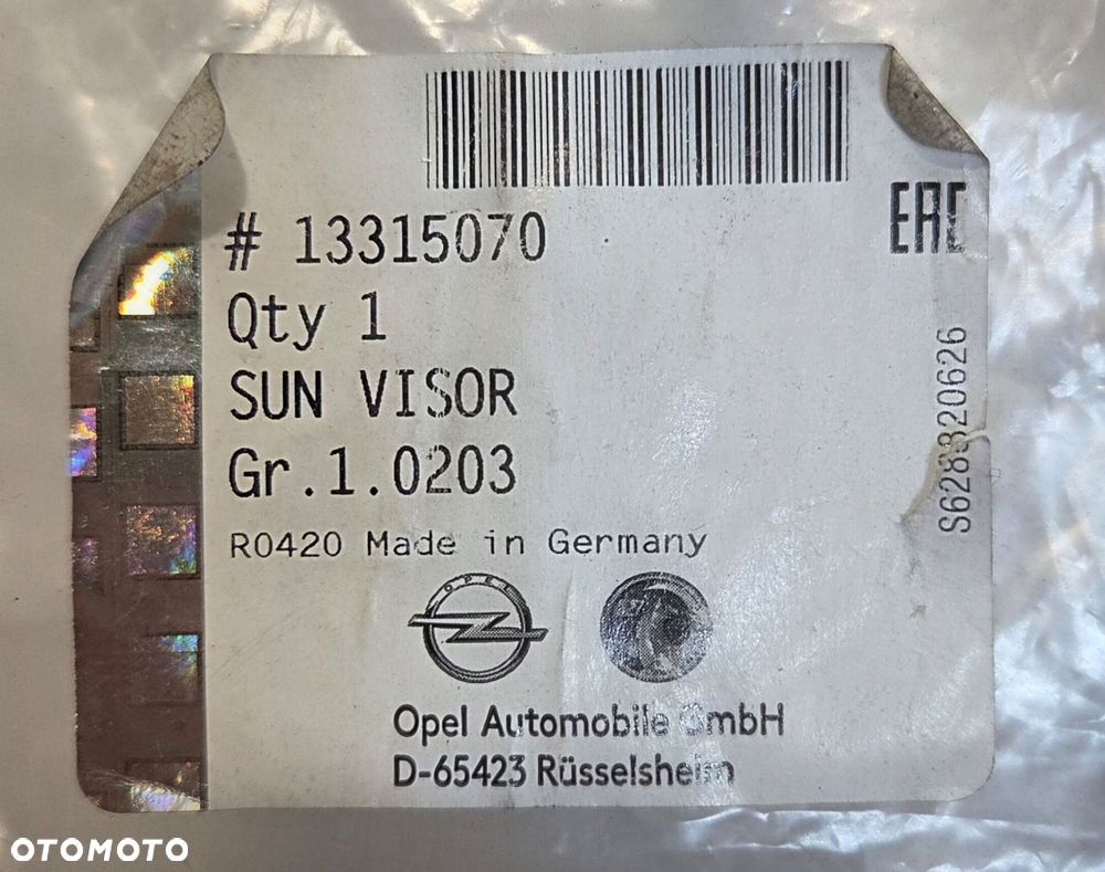 OPEL INISGNIA A KOMBI uszczelka panoramicznego dachu 13315070 NOWE ORYGINAŁ - 5