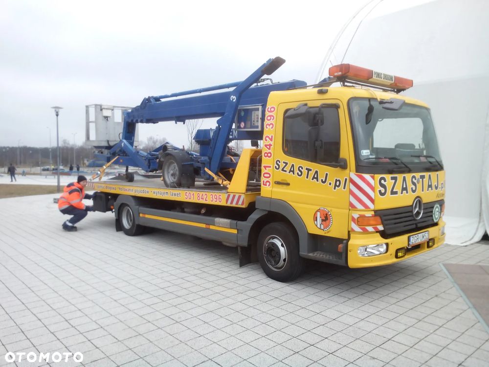 Mercedes-Benz Pomoc Drogowa Lawet Mercedes 917 Hydrauliczna Opuszczana Platforma Wciągarka Widelec Pilot - 9
