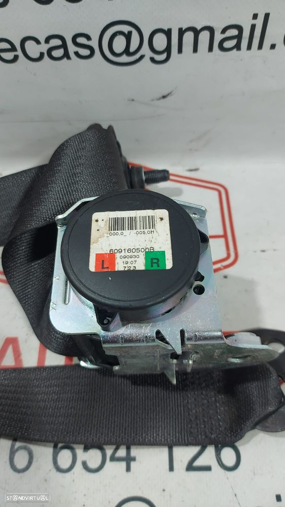 Cinto de Segurança Trás Direito Opel Corsa D 609160500B Original - 3