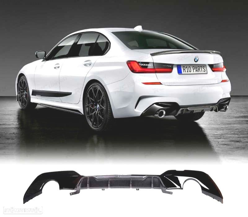 DIFUSOR BMW G20 G21 18- LOOK M PERFORMANCE CARBONO - 1