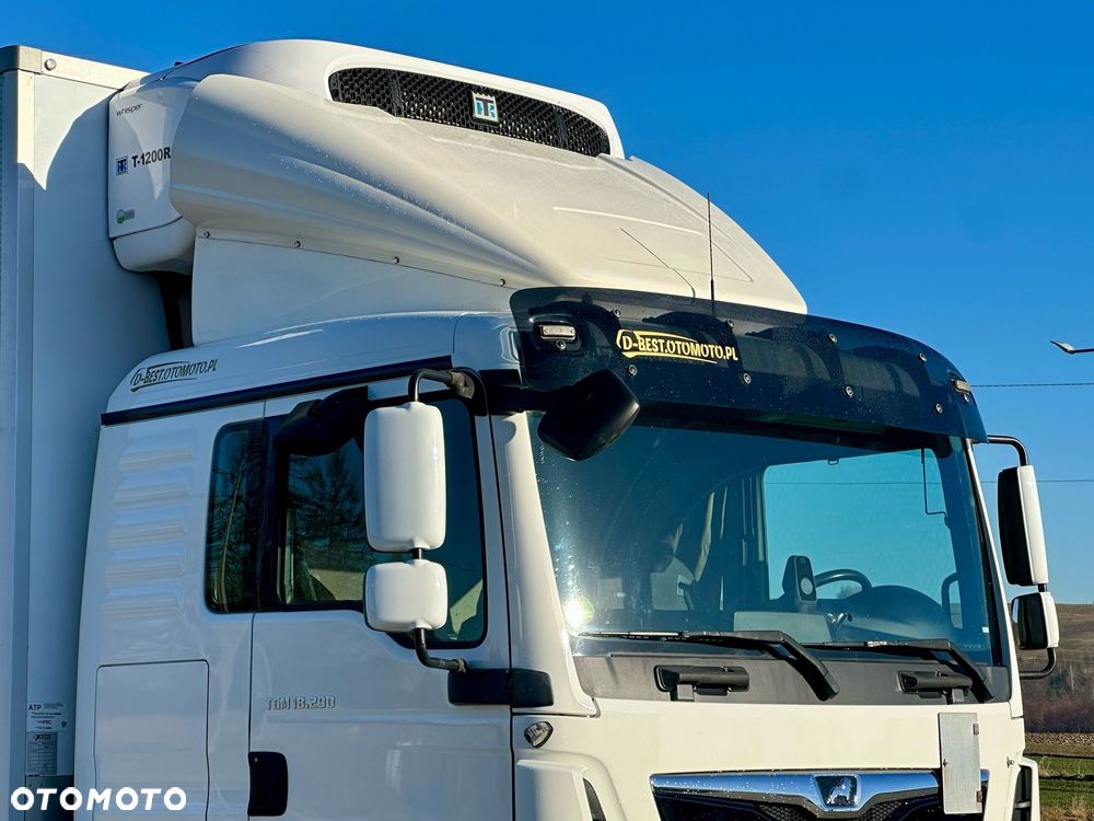 MAN TGM 18.290 / CHŁODNIA / WINDA / 18 EUROPALET / NISKI PRZEBIEG / AUTOMAT/ DRUKARKA / SYPIALKA / 2018 ROK / THERMO KING 1200 - 15