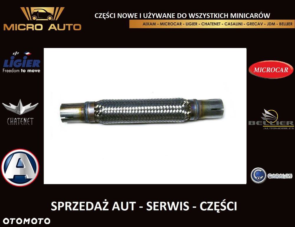 Złącze elastyczne Ligier XTOO Aixam Microcar Grecav Bellier JDM 569