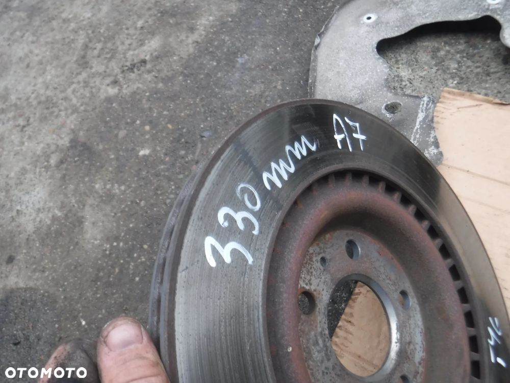 Audi A7 S7  S5 A5 8T A4 S4 swap hamulce tarcze zaciski przod 345mm tyl 330mm zacisk A6 C7 - 3