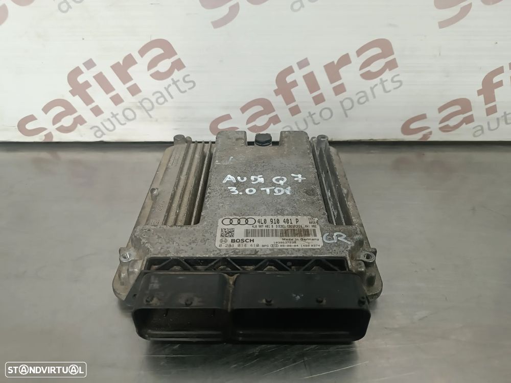 UNIDADE / CENTRALINA DO MOTOR / ECU AUDI Q7 3.0TDI 0281014410 4L0910401P 4L0907401B EDC17CP24 - 1