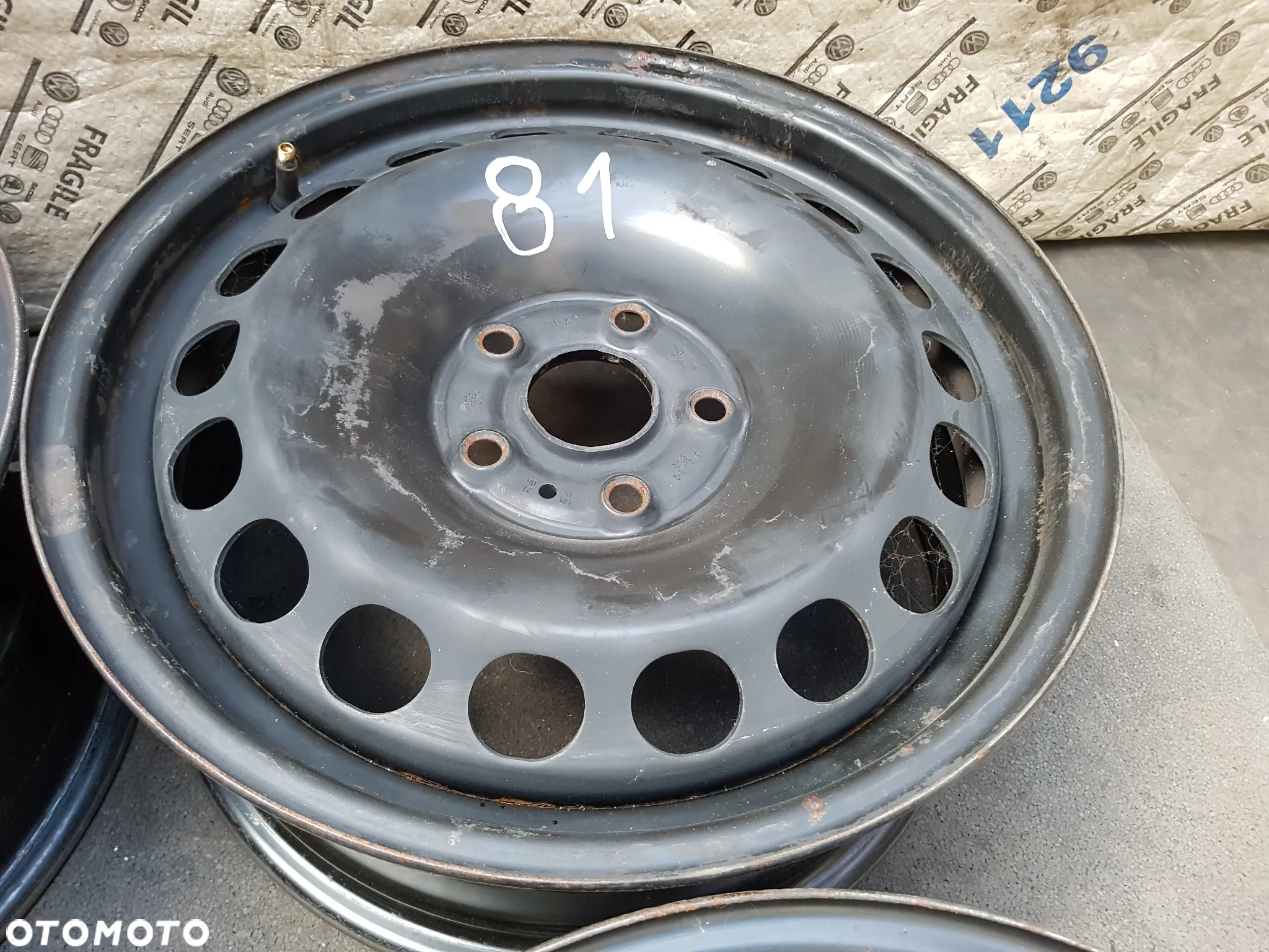 FELGI STALOWE VW PASSAT SKODA   SEAT 5X112  6,5JX16 ET42 3C0 - 5