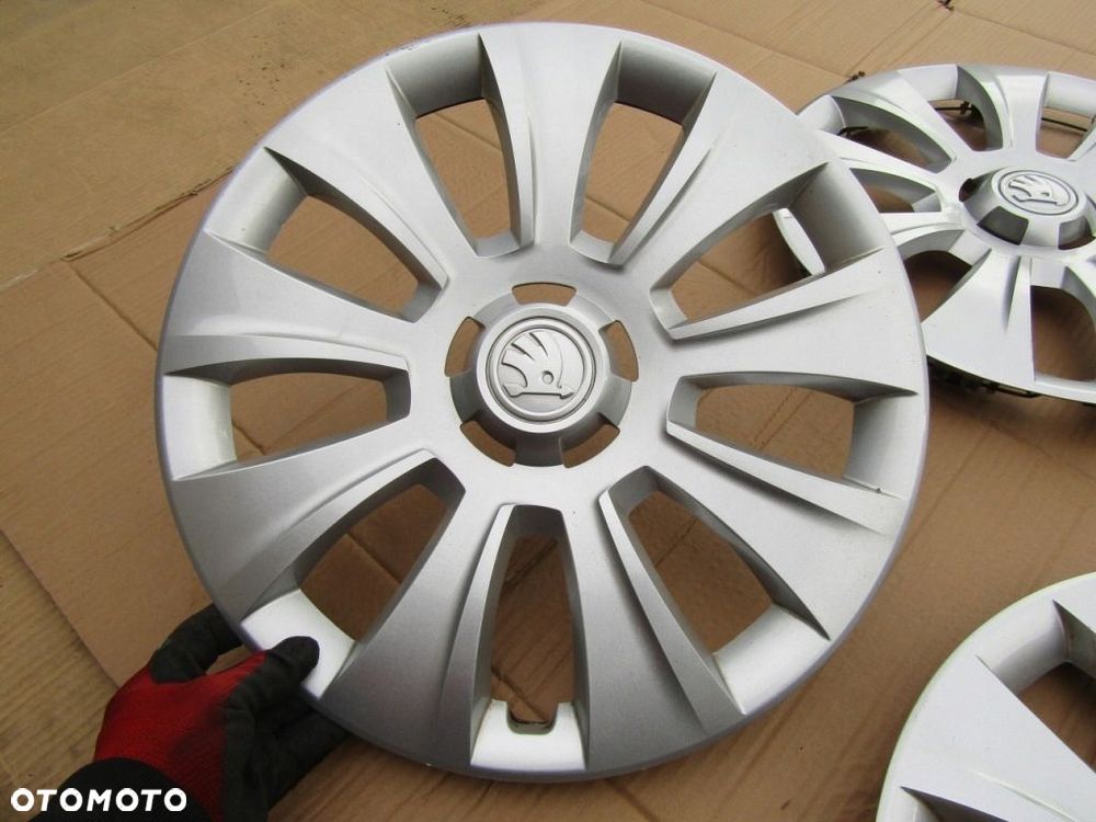 4x Kołpaki 16 Skoda Fabia Octavia I II III IV Kamiq Karoq Scala Superb Yeti - 12