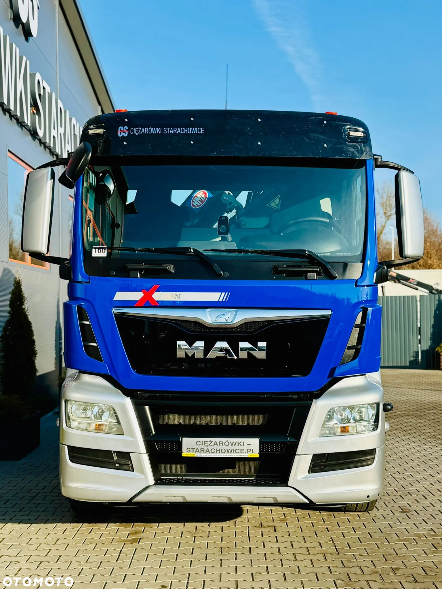 MAN TGS 26.360 // E6 // 6x2 // platforma laweta 7,2m z HDS HMF 1420 // dzwig żuraw kran crane skrzynia uniwersalny - 18