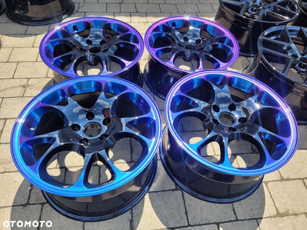 Alufelgi RH 5x112 8.5J i 10J 18cali et55 i et60 czarne I kameleon - 1