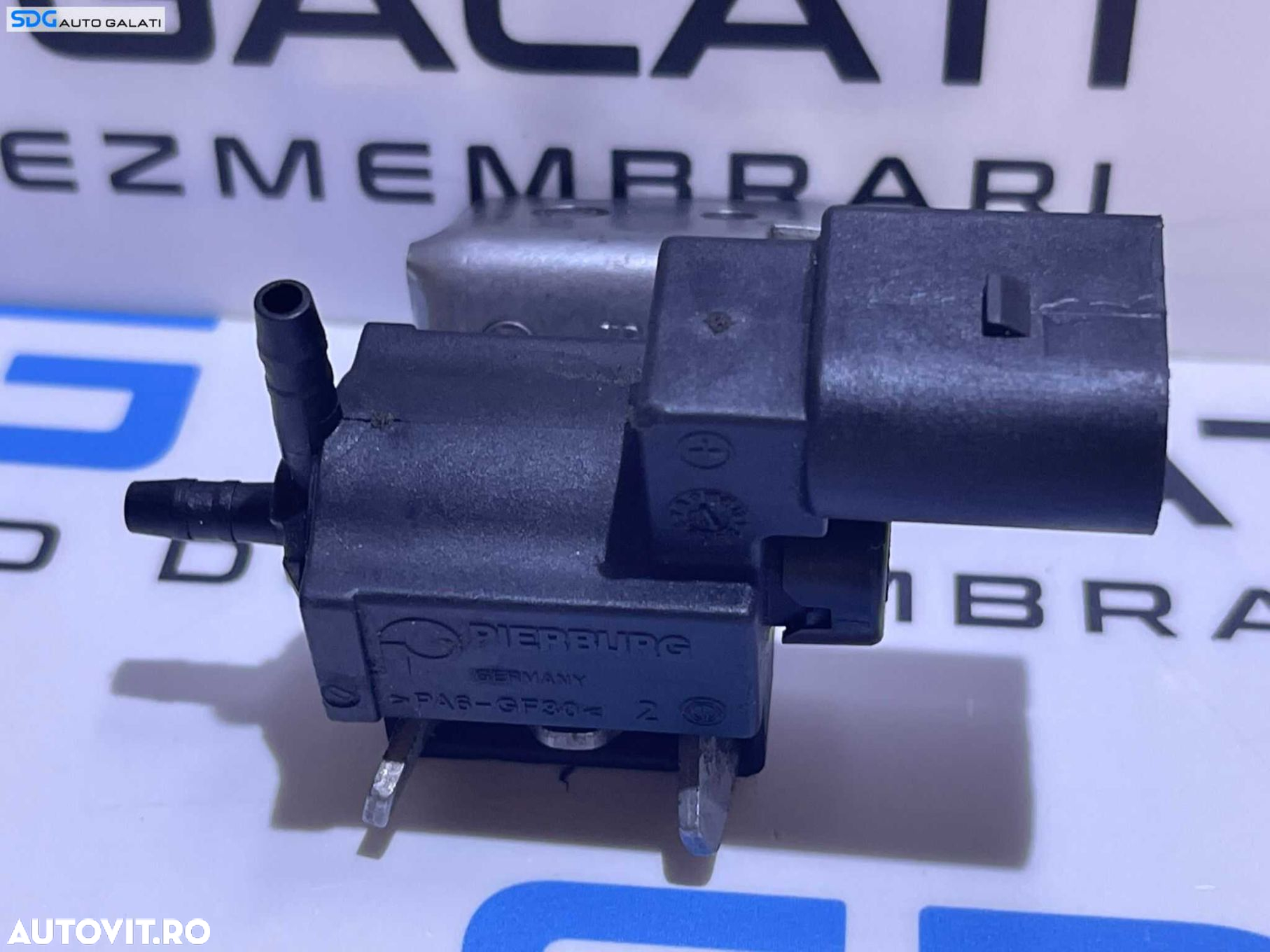 Supapa Electrovalva Convertor Presiune Vacuum Volkswagen Touran 1.6 BAG BLP BLF BGU BLF BSE BSF 2003 – 2015 Cod 037906283C [M5646] - 2