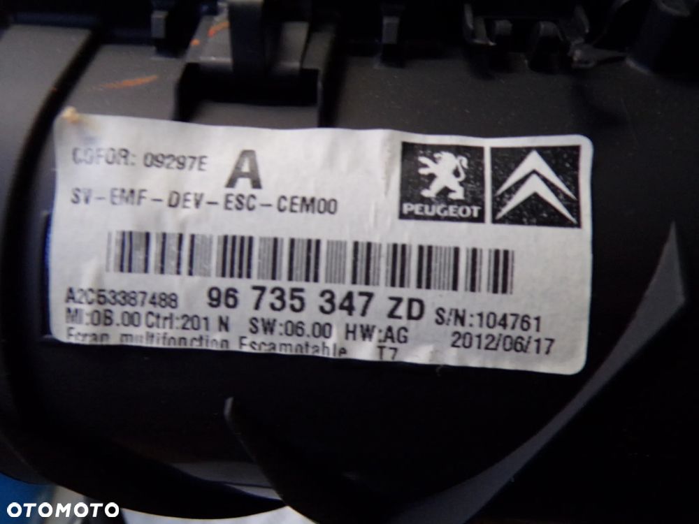 RADIO NAWIGACJA PEUGEOT 308 T7 LIFT - 7