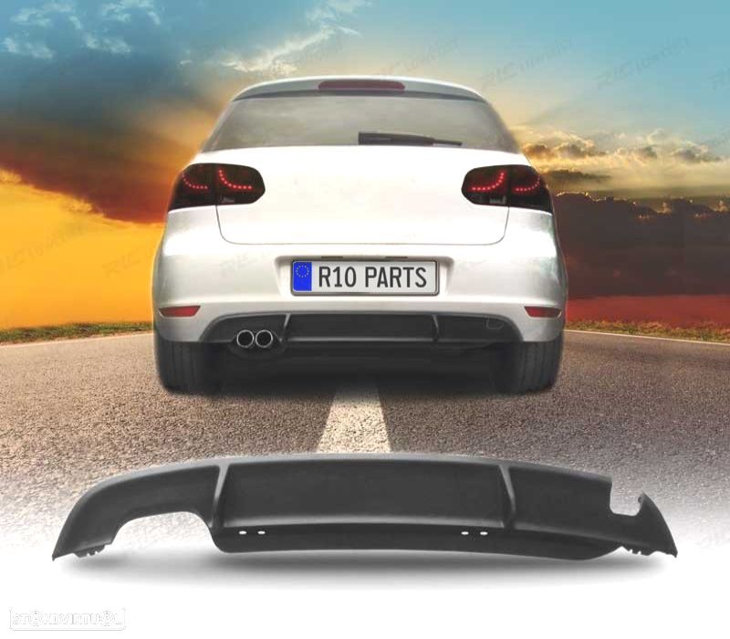 DIFUSOR TRASEIRO GOLF 6 LOOK GTI 08-12 - 1