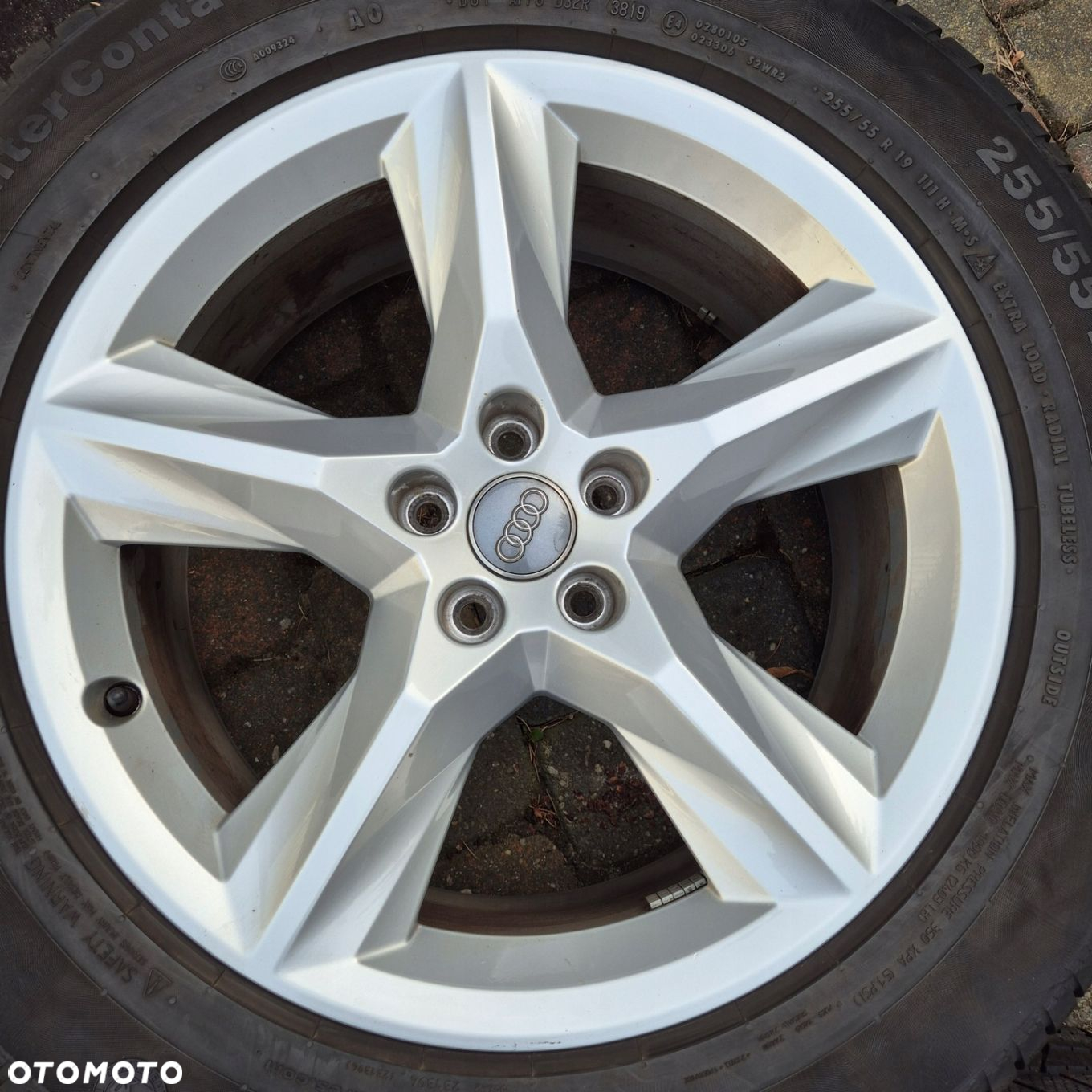 ZIMA KOŁA 19 AUDI Q7 Q8 ORYGIAŁ 255/55 R19 CONTINENTAL - 5