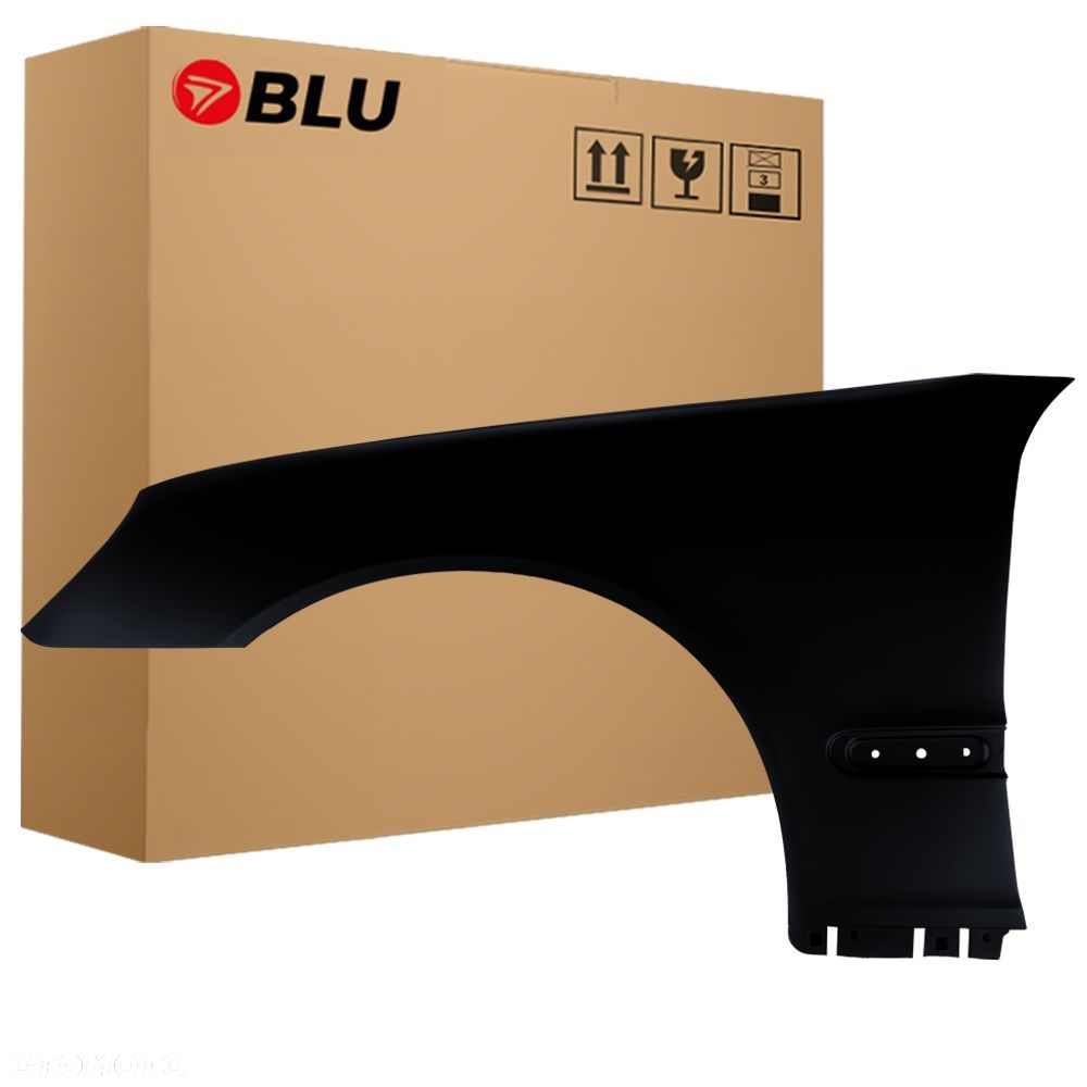BLU Błotnik MERCEDES C W203 197 lewy czarny 00-07 przód ObsidianSchwarz - 1