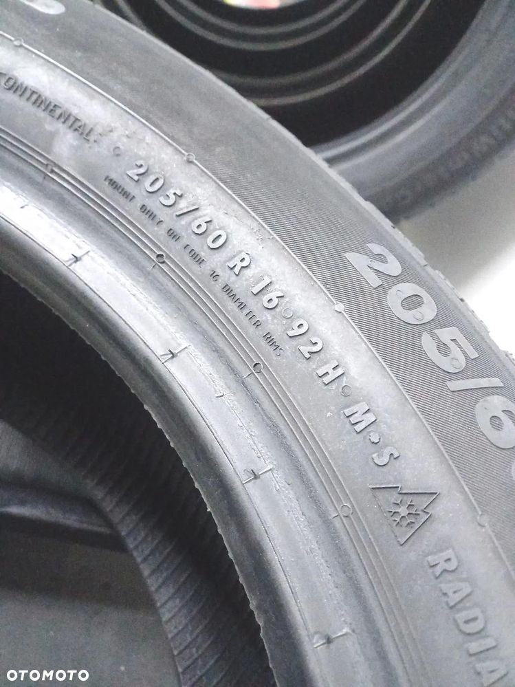 4x 205/60R16 continental  opony zimowe  52637 - 8