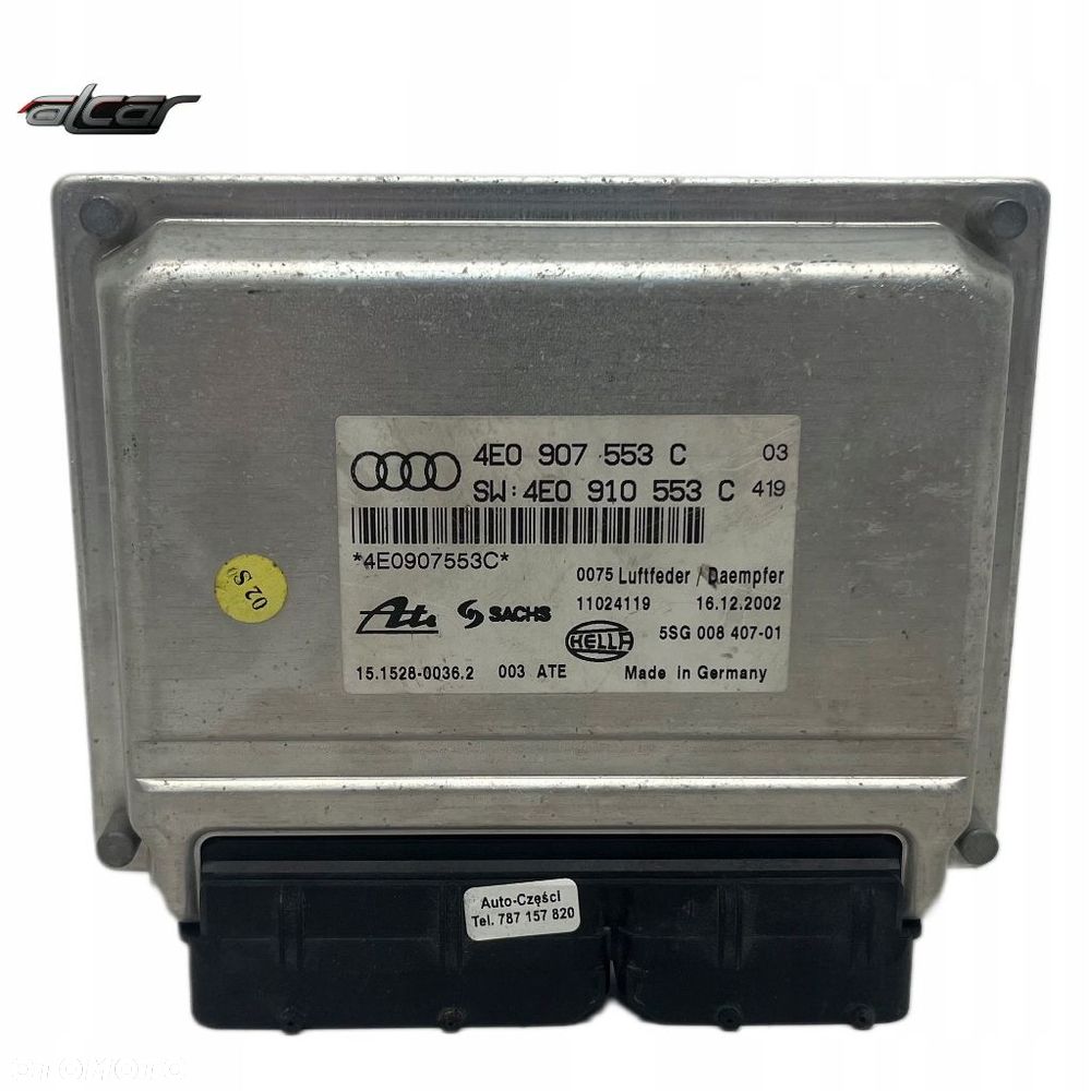 STEROWNIK ZAWIESZENIA AUDI A8 D3 4E0 907 553 C - 1