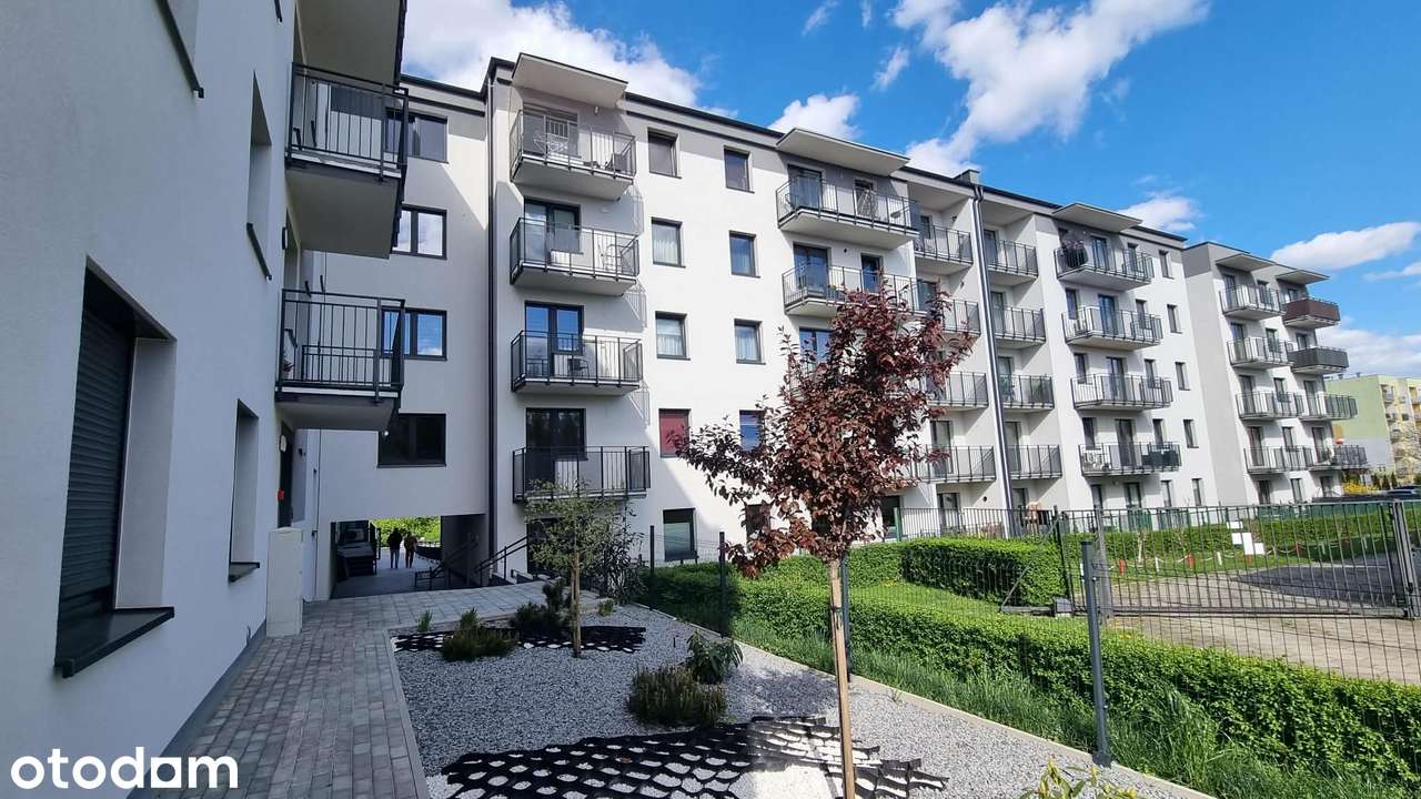 PROMOCJA ! 2 pokoje, parter, balkon, ogródek NOWY BLOK