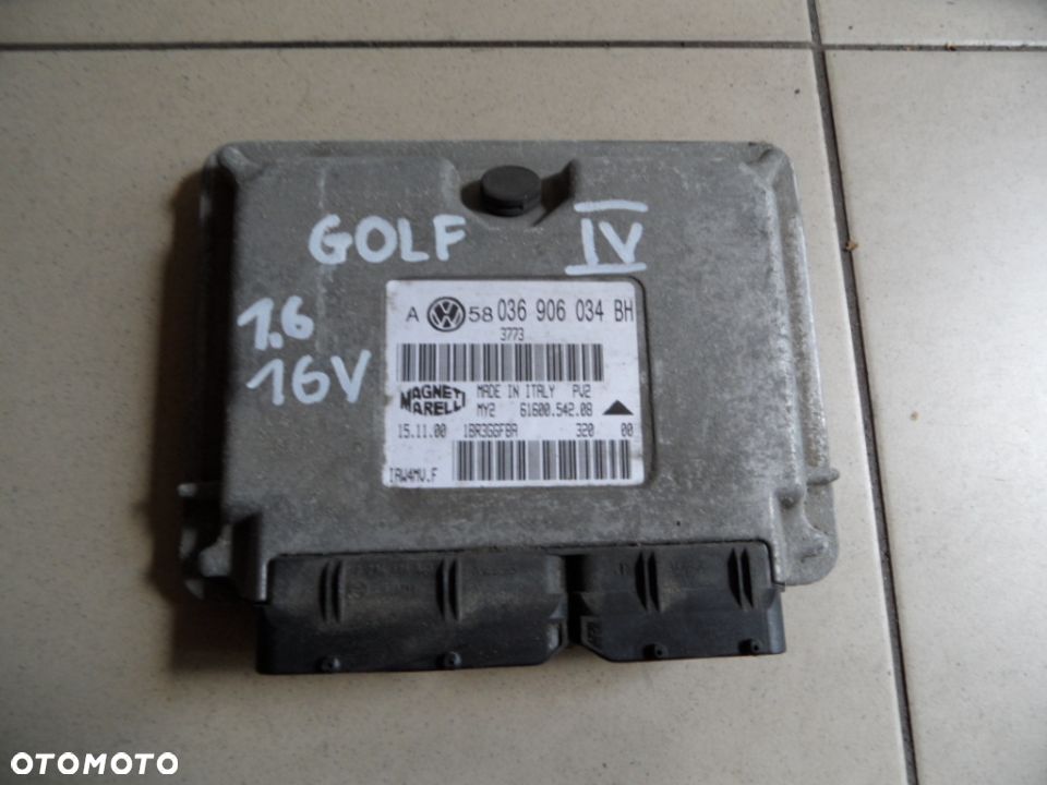 KOMPUTER STEROWNIK SILNIKA VW GOLF IV SKODA SEAT 036906034 BH - 1