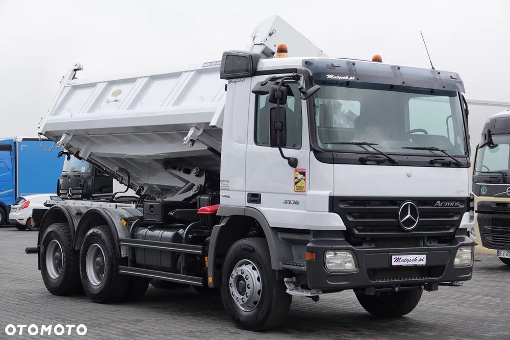 Mercedes-Benz ACTROS 3336 / 6x4 / WYWROTKA / BORDMATIC / HYDROBURTA / MEILLER KIPPER / EPS + SPRZĘGŁO / SPROWADZONY - 5