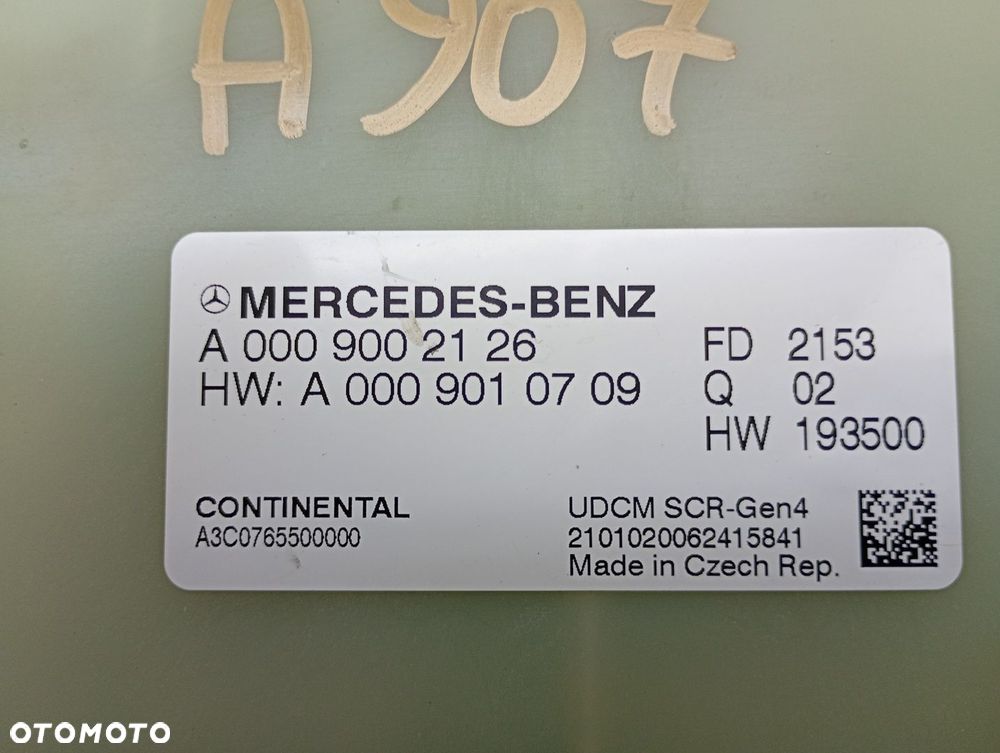 Moduł Sterownik Scr A0009002126 Mercedes Sprinter W907 Vito W447 2018- - 3