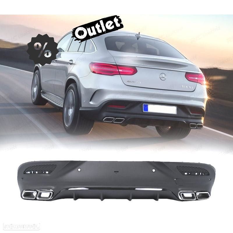 C010449C1 DIFUSOR MERCEDES GLE C292 COUPÉ PRETO - 1
