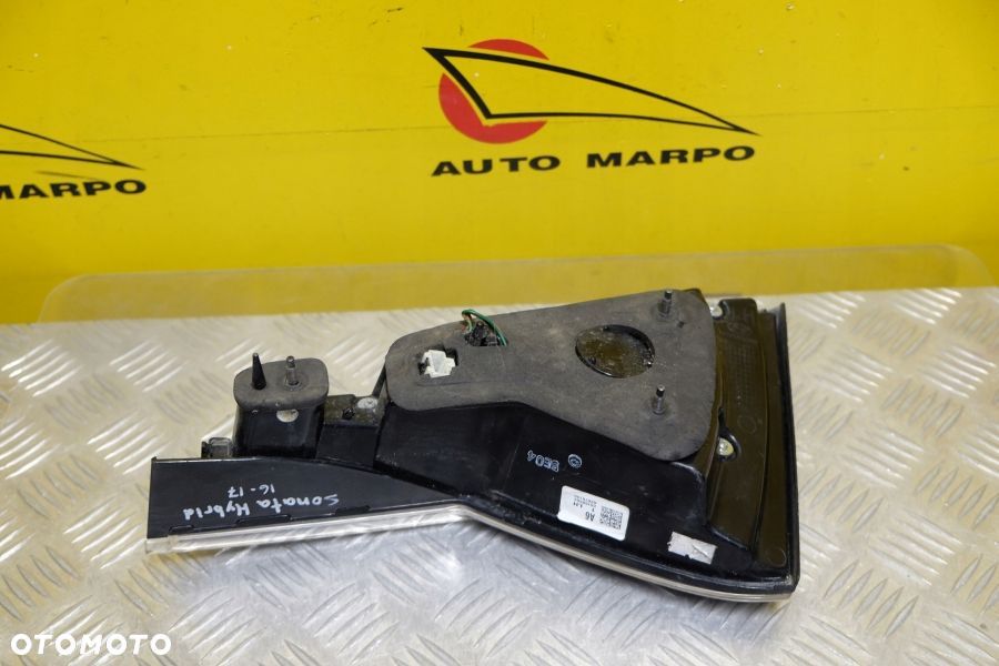 HYUNDAI SONATA HYBRID 2016 2017 LAMPA TYŁ LEWA USA - 6