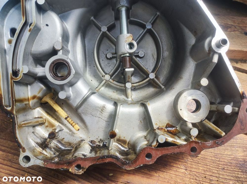 Pokrywa silnika lewa SYM Husky 125 6H6 SANYANG dekiel sprzęgła oryginał - 8