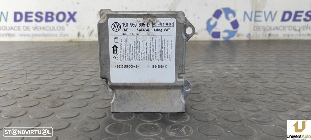 CENTRALINA AIRBAG VOLKSWAGEN GOLF V 2007 -1K0909605D - 4