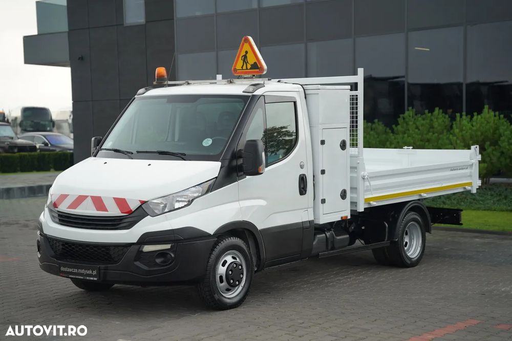 Iveco DAILY 35-160 / BASCULABILĂ - 2,9 M / BENĂ DIN OȚEL / ROȚI SPATE DUBLE / MANUALĂ / IMPORT - 16