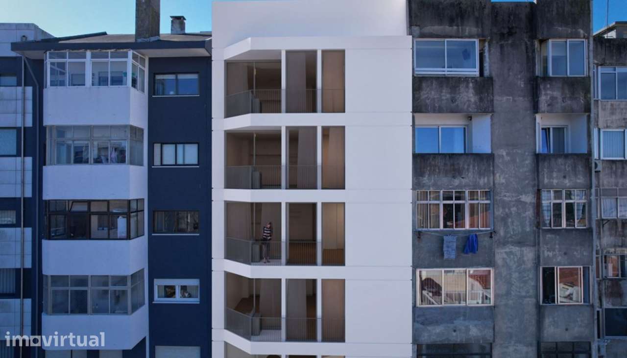 Apartamento T1 com terraço, em construção, Serpa Pinto, Matosinhos - Grande imagem: 4/7
