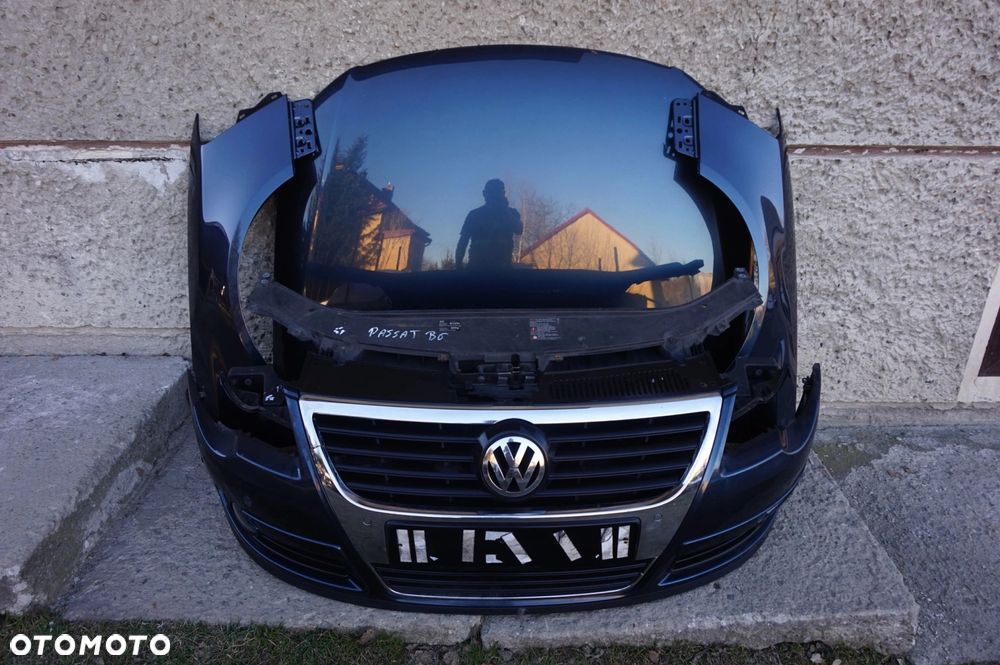 ZDERZAK MASKA BŁOTNIK KOMPLETNY PRZÓD VW PASSAT B6 - 1