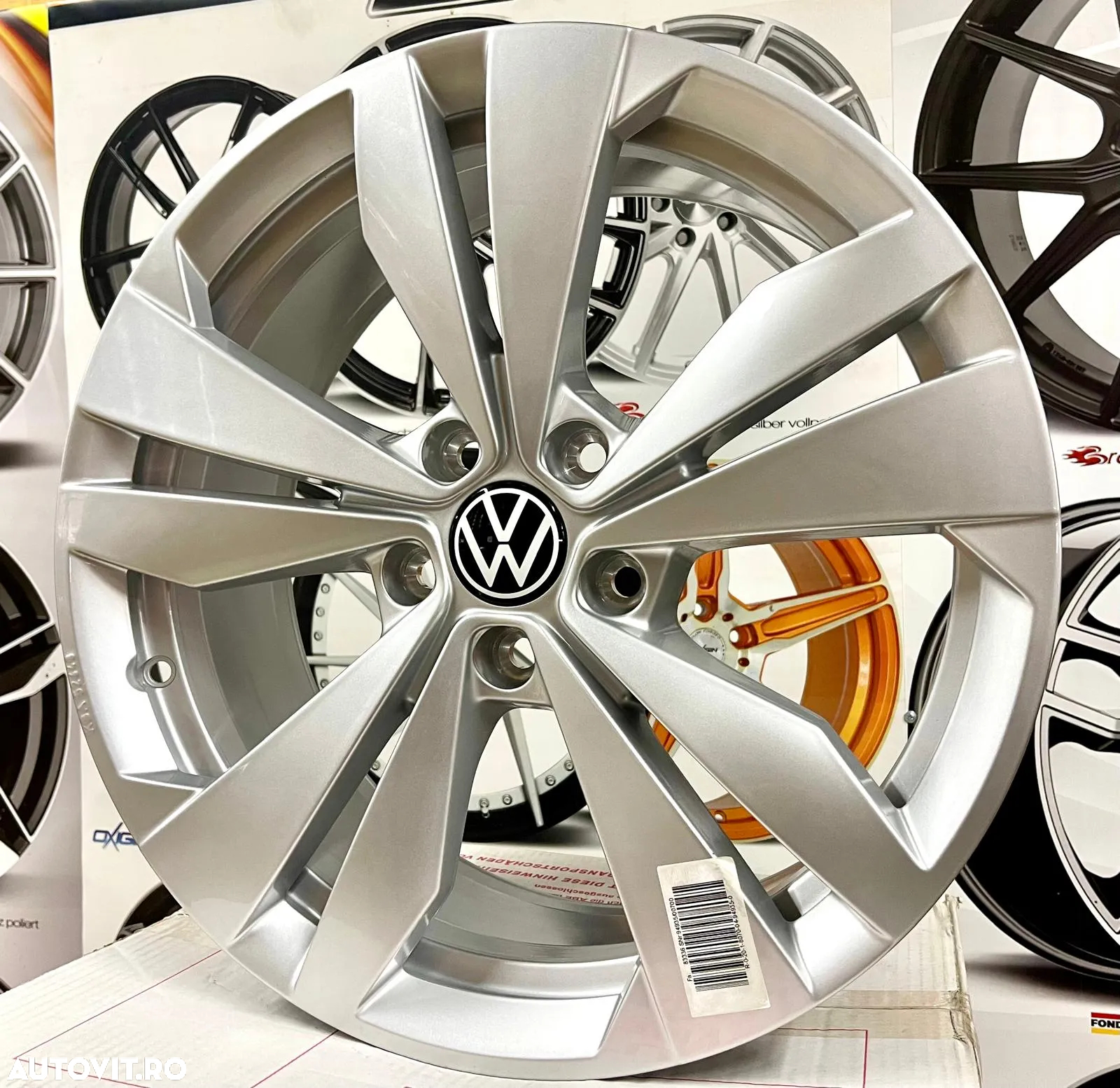 Jante Vw Golf 6,7,8, Electric, iD3, iD Buzz Cargo, Passat, T-Roc, Tiguan, originale, noi, 18 inch - 2