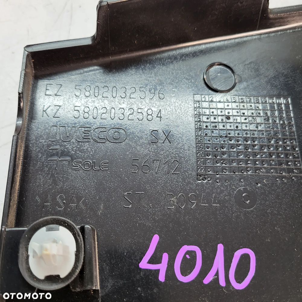 IVECO DAILY LISTWA NAKŁADKA BŁOTNIKA LEWA 5802032596 - 4
