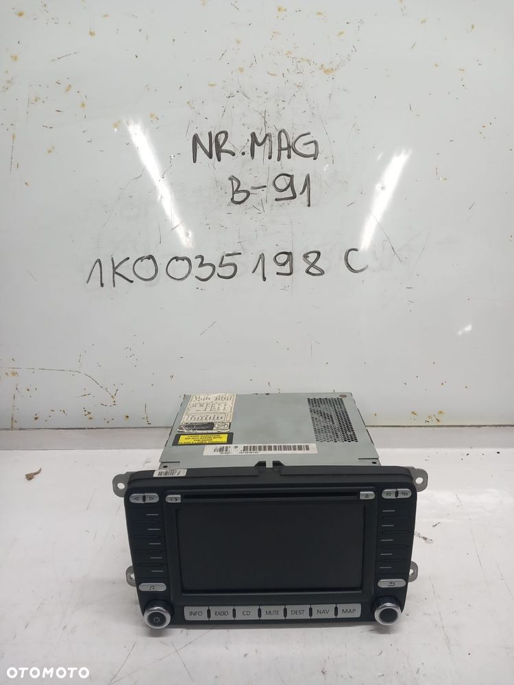 RADIO CD NAWIGACJA VW PASSAT B6 1K0035198C - 1