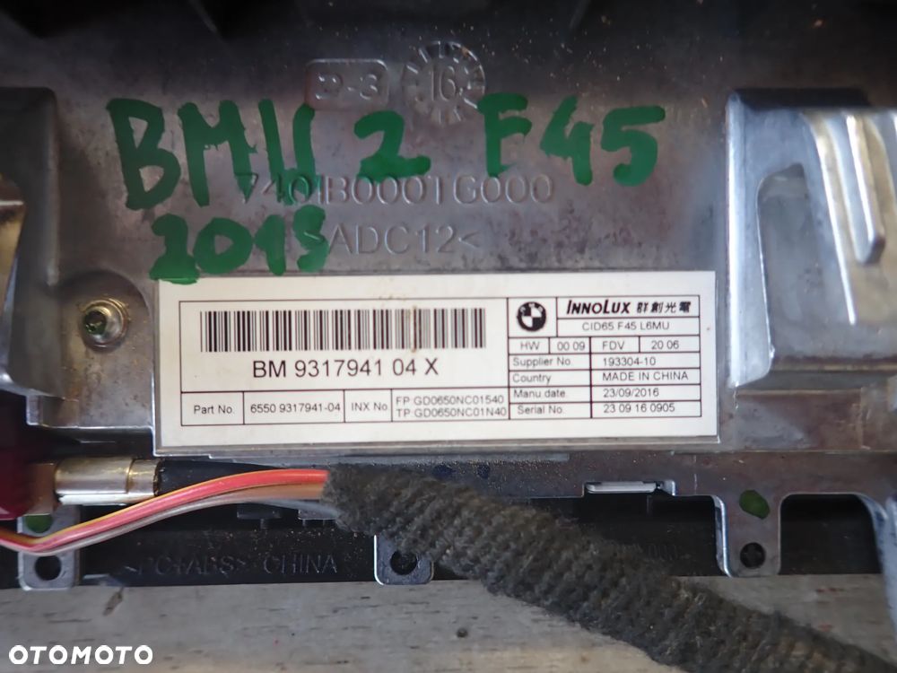 BMW 2 F45 F46 WYŚWIETLACZ BM931794104X - 4