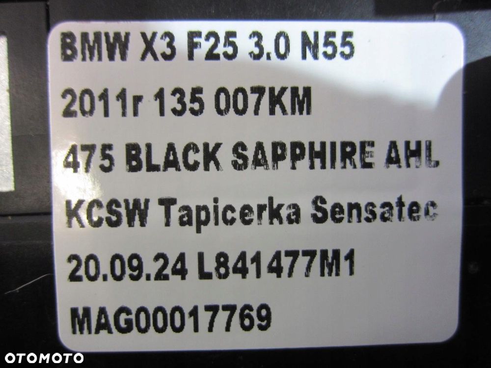 BMW X3 F25 F10 F07 X4 LEWAREK DŹWIGNIA BIEGÓW 9239504 ŁADNY 61319239504 - 11