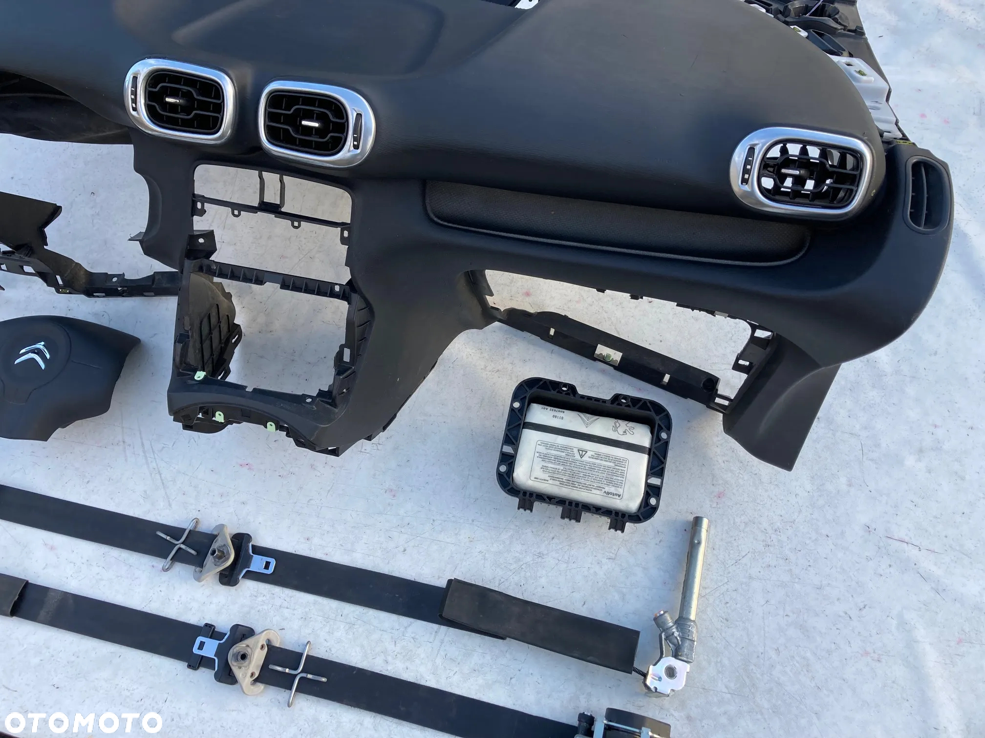 CITROEN C3 PICASSO FL LIFTING PO LIFTINGU  AIRBAG PODUSZKA POWIETRZNA KIEROWCY PASAŻERA PODUSZKI POWIETRZNE PASY   NOWY KOMPLET   OKAZJA !!! - 9