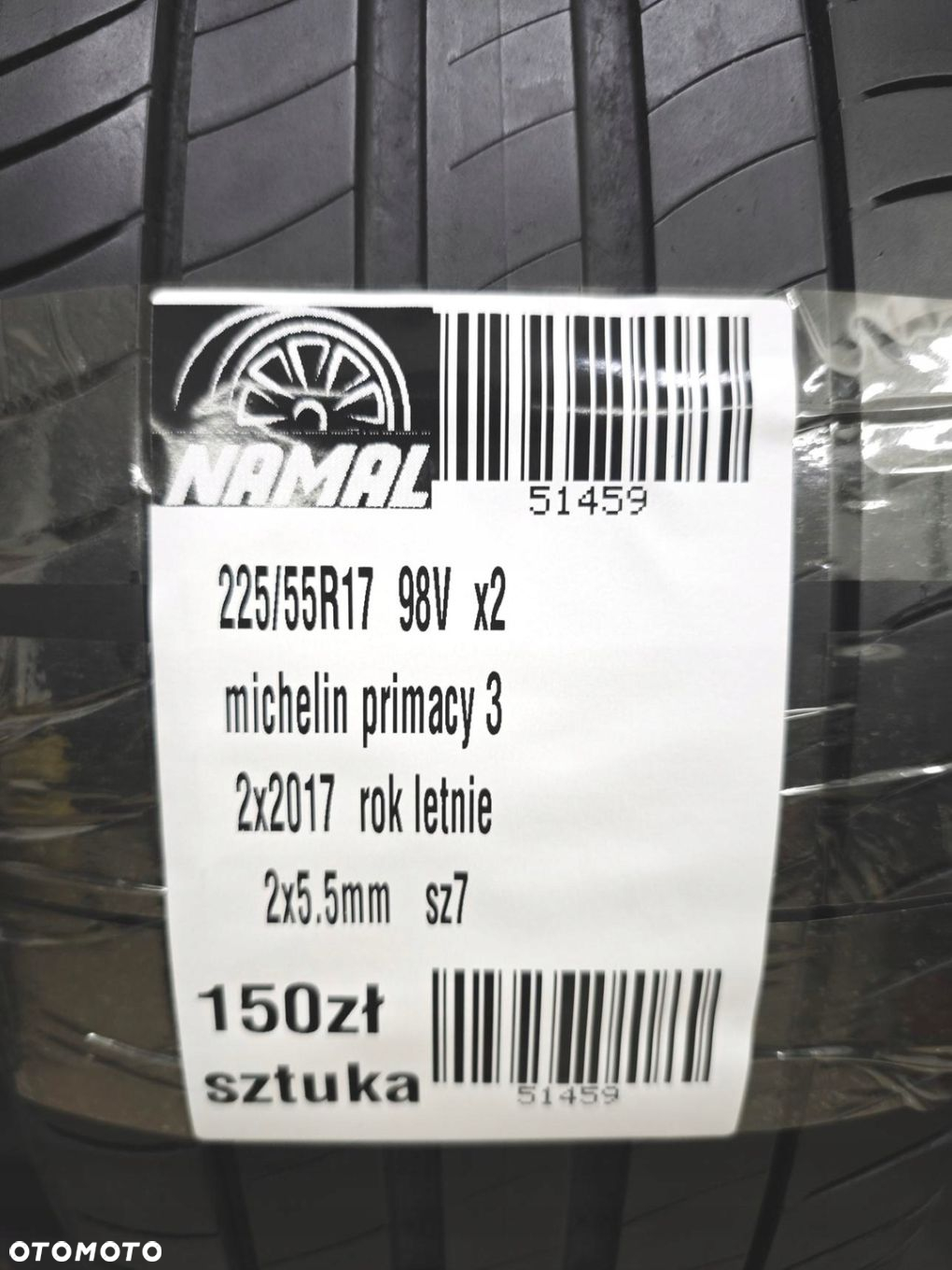 225/55r18 michelin 2017 opony letnie 5,5mm 51459 - 8