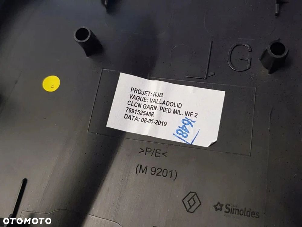 Osłona Listwa słupka Renault Captur II 769152548R - 3