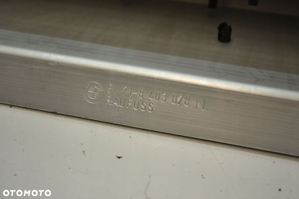 BMW X5 E53 LCI PRÓG LISTWA PROGOWA PRAWA ALUMINIOWA 8403078 - 8