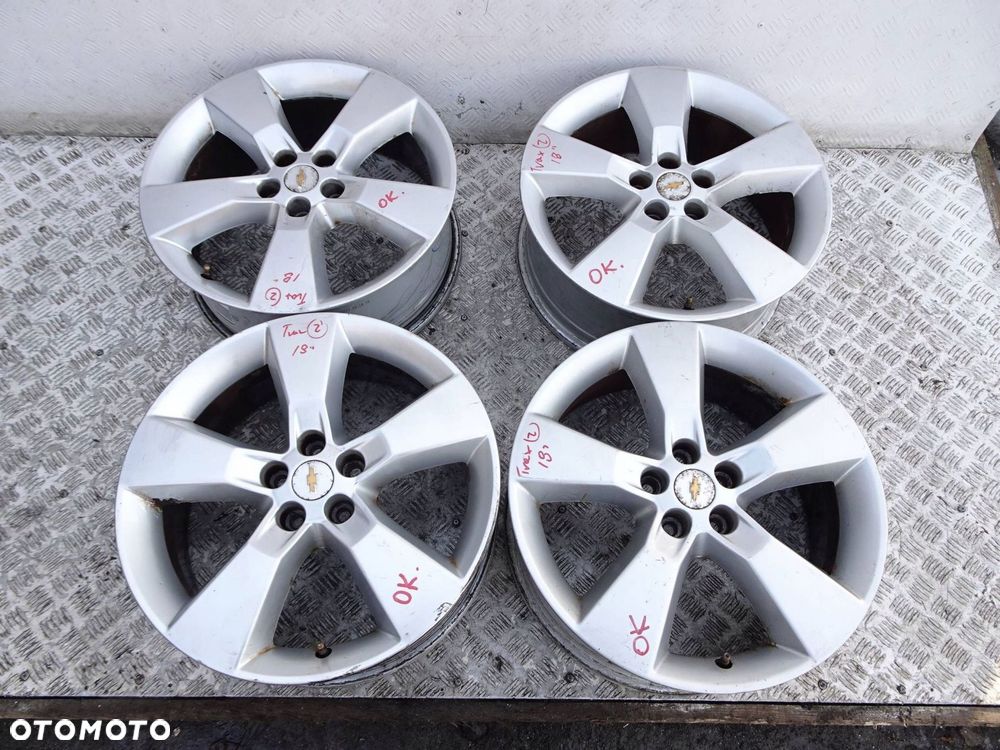 alufelgi kpl. chevrolet trax 18" 5x105 et 38 - 1