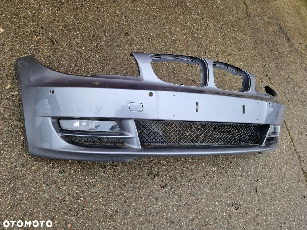 BMW 1 E82 E88 Cabrio Coupe 07- zderzak przedni kratka halogen A52 - 1