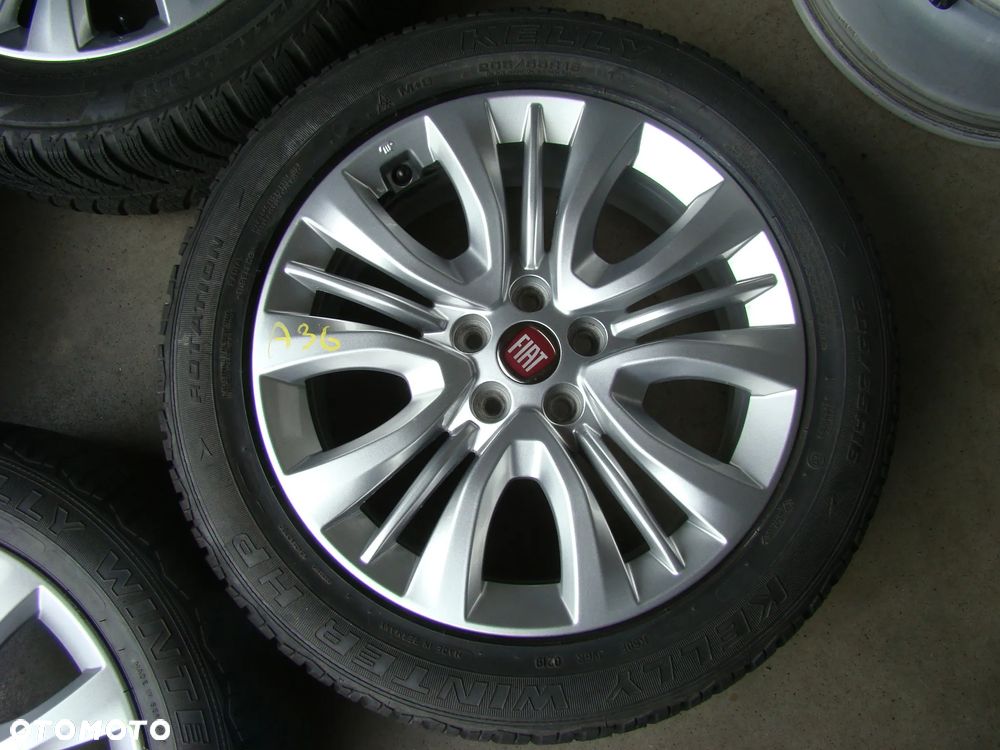 a36 5x98 Fiat Tipo 500L Doblo 6,5Jx16 Opony Zima 205/55 R16 - 5