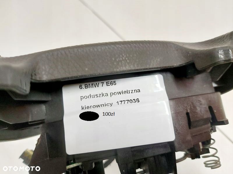 bmw 7 e65 poduszka powietrzna kierowcy kierownicy 1777036 - 7