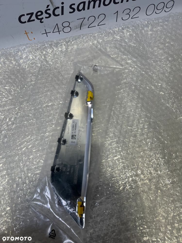 BMW 5 G30 G31 WLOT LISTWA ZASLEPKA BLOTNIKA PRZOD PRAWA 7349594 - 2
